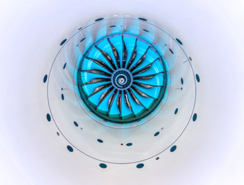 large fan image w. white background